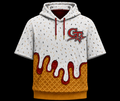 GAME TIME WAFFLE DRIP SHORT SLEEVE HOODIE