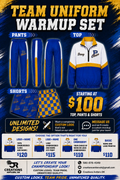 TEAM UNIFORM - WARMUP SET