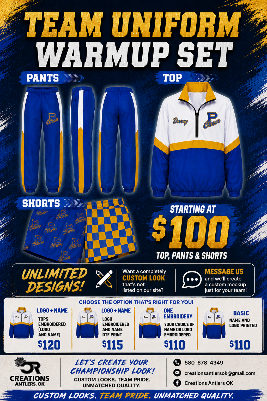TEAM UNIFORM - WARMUP SET